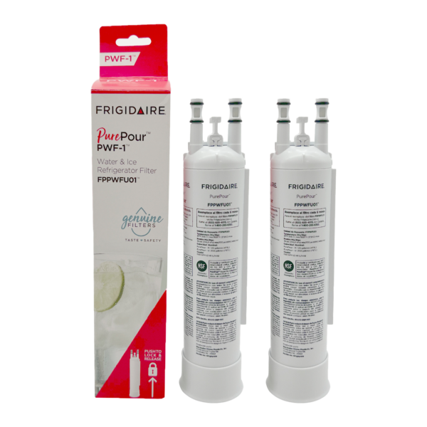 Frigidaire FPPWFU01 PurePour PWF-1 Refrigerator Water Filter 2 Pack