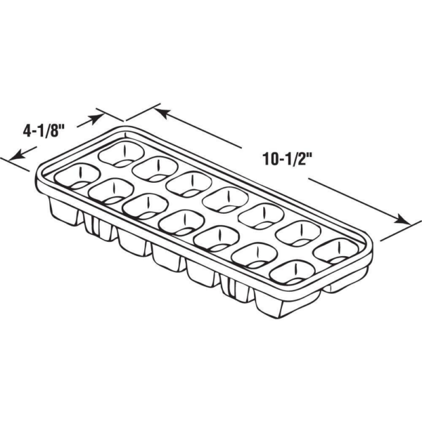 Standard Plastic Ice Cube Trays (5-Pack) - Image 2